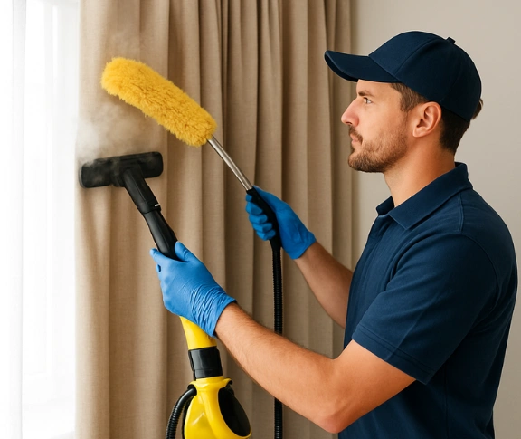 Emergency same-day curtain stain removal pallara Matty Curtain Cleaning
